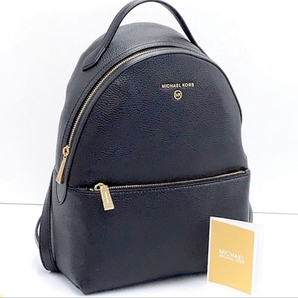 Michael Kors Womens Valerie Medium Logo Backpack 30F2G9VB2B 
Black
NWT